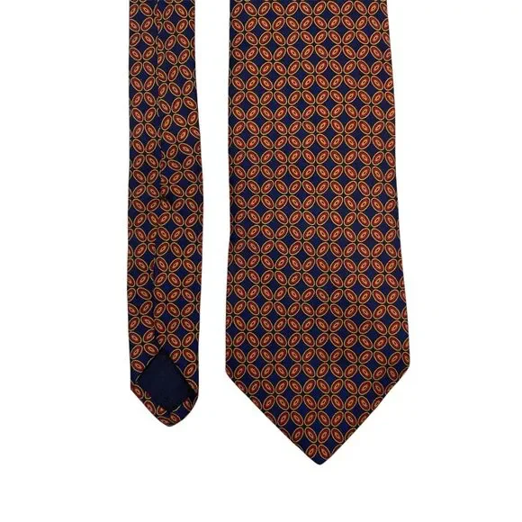 Brooks Brothers Silk Tie 58" Men's Multicolor Made In USA Vintage Career Office - Picture 7 of 8